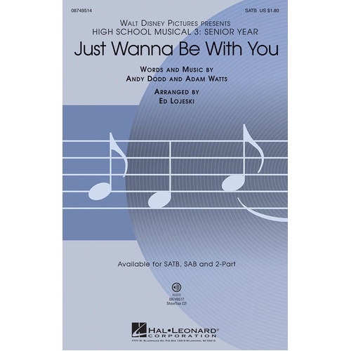 Just Wanna Be With You Hsm 3 CD (CD Only)