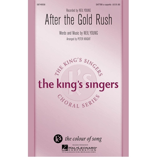 After The Gold Rush Arr Knight SaTTBB (Octavo)