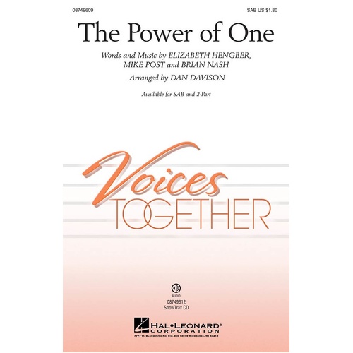 Power Of One ShowTrax CD (CD Only)