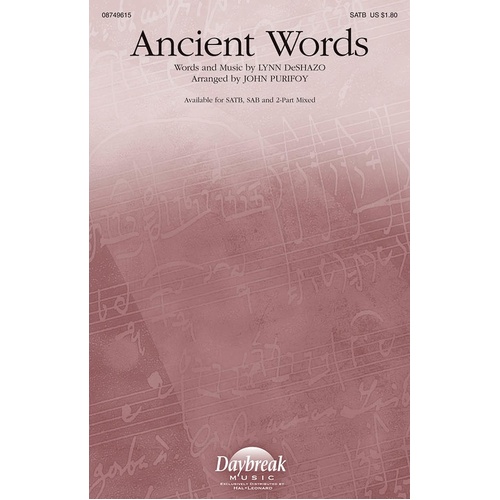 Ancient Words SATB (Octavo)