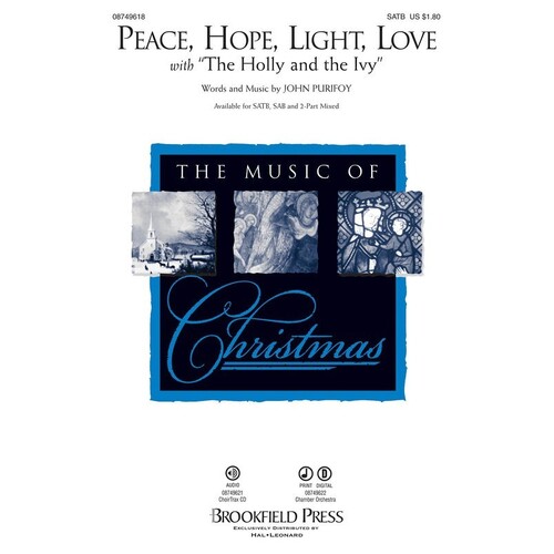 Peace Hope Light Love 2Pt (Octavo)