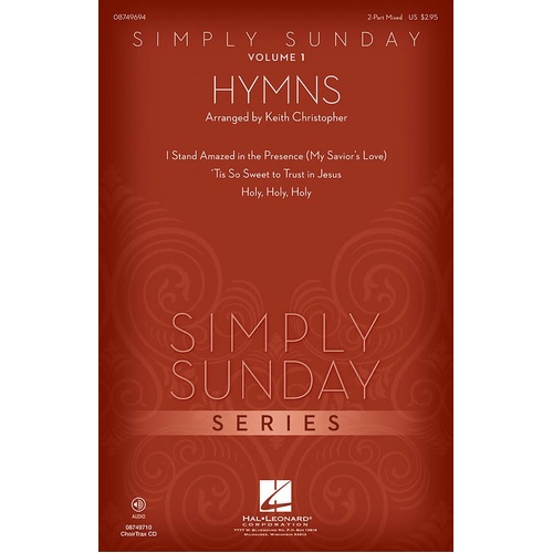 Simply Sunday Vol 1 Hymns ChoirTrax CD (CD Only)