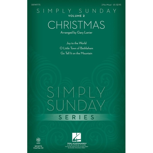 Simply Sunday Vol 2 Christmas ChoirTrax CD (CD Only)