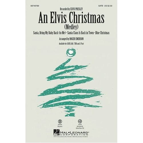 An Elvis Christmas SATB Choral Score