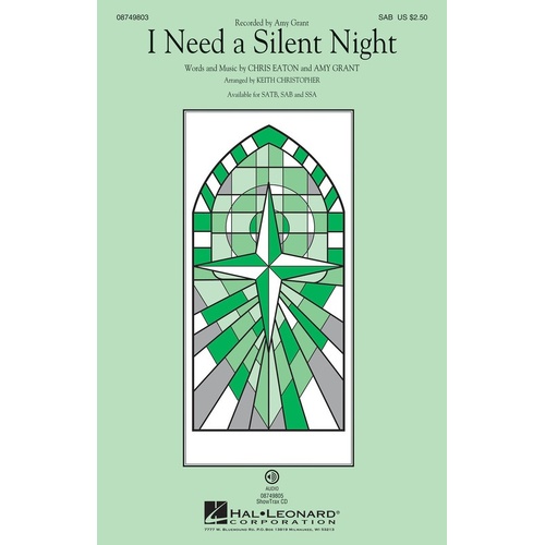 I Need A Silent Night SAB (Octavo)