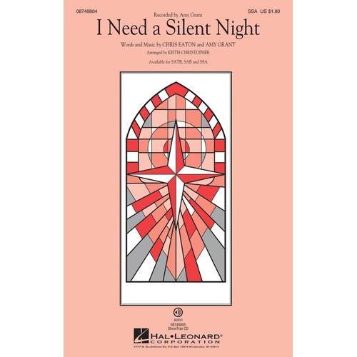 I Need A Silent Night SSA (Octavo)