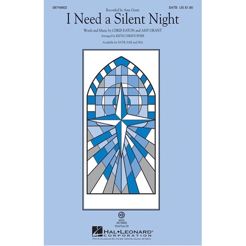 I Need A Silent Night ChoirTrax CD (CD Only)