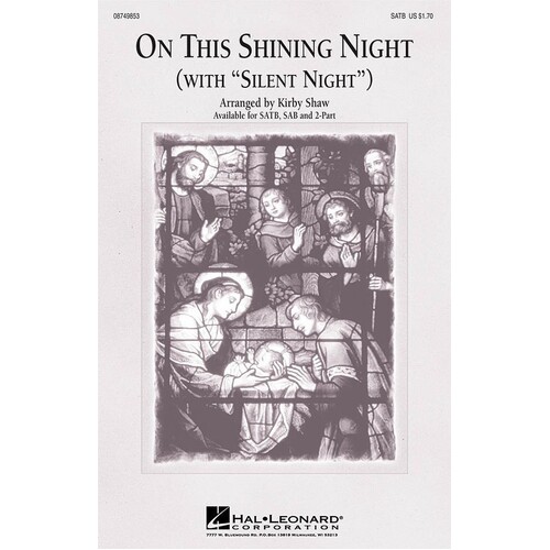 On This Shining Night / With Silent Night SAB (Octavo)