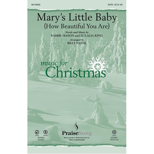 Marys Little Baby SATB (Octavo)