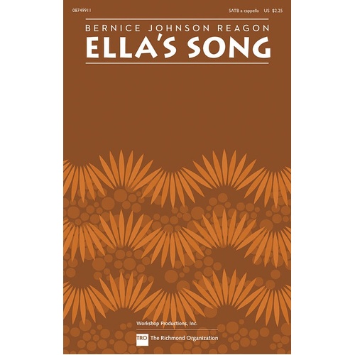 Ellas Song SATB A Cappella (Octavo)