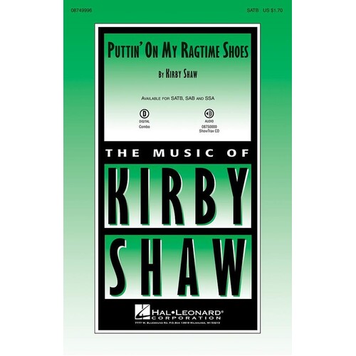 Puttin On My Ragtime Shoes SATB (Octavo)