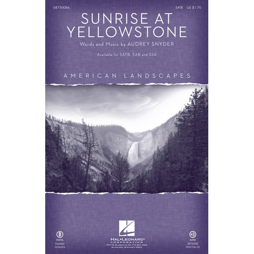 Sunrise At Yellowstone ChoirTrax CD (CD Only)
