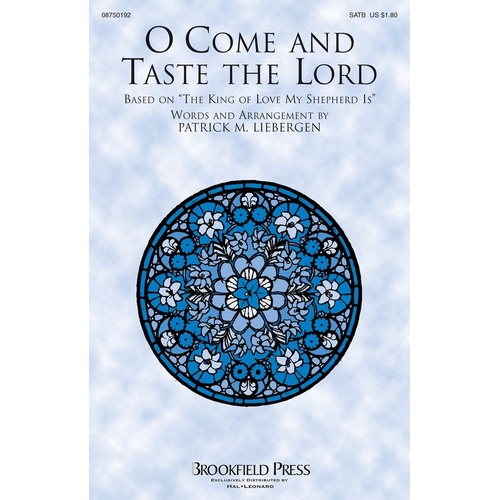 O Come Taste Lord SATB (Octavo)