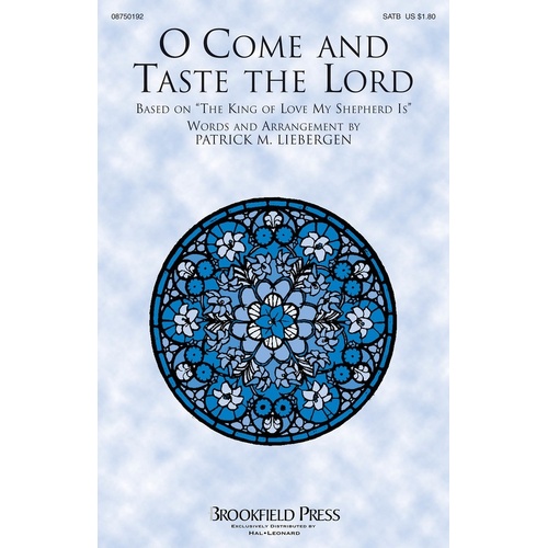 O Come Taste Lord SATB (Octavo)