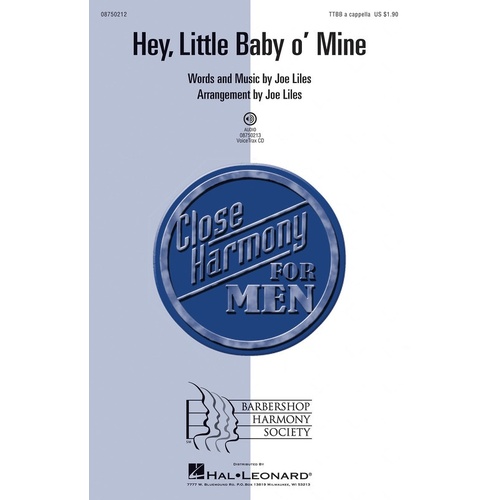 Hey Little Baby O Mine TTBB VoiceTraxCD (CD Only)