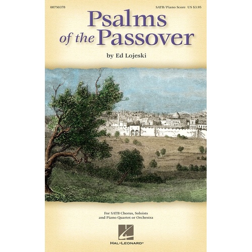 Psalms Of Passover SATB (Octavo)