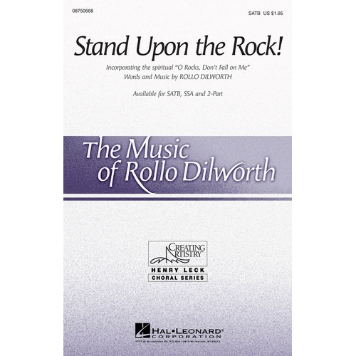 Stand Upon The Rock SATB (Octavo)