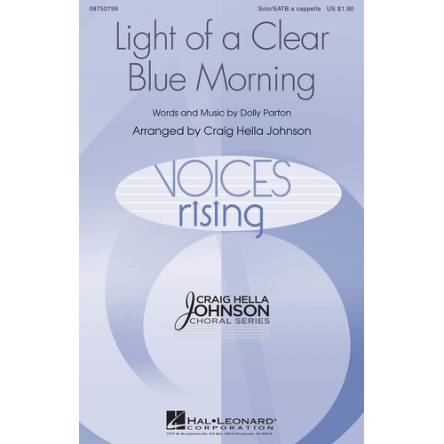 Light Of A Clear Blue Morning SATB (Octavo)