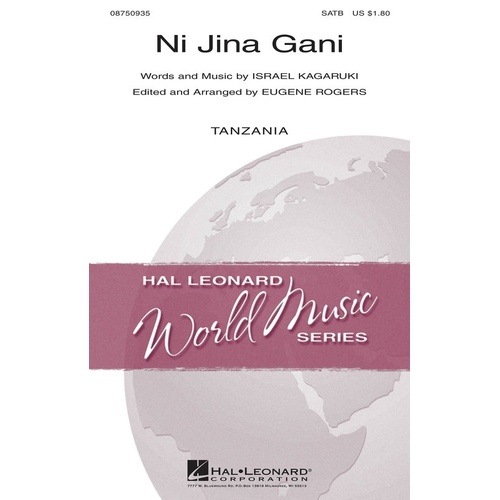 Ni Jina Gani SATB (Octavo)