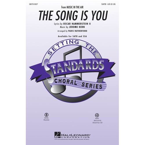 Song Is You ShowTrax CD (CD Only)