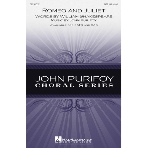 Romeo And Juliet SATB (Octavo)