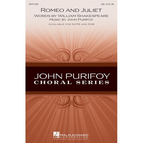 Romeo And Juliet SAB (Octavo)