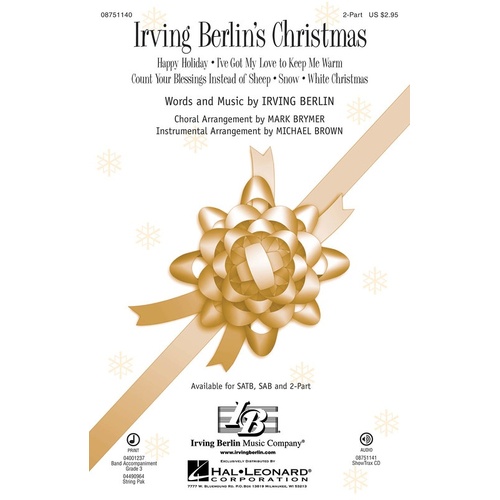 Irving Berlins Christmas 2Pt (Opt Concert Band So Chl) (Octavo)