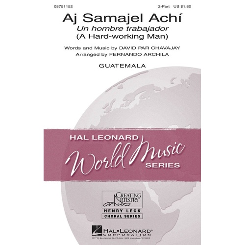 Aj Samajel Achi 2Pt (Octavo)