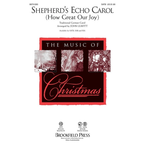 Shepherds Echo Carol SAB (Octavo)