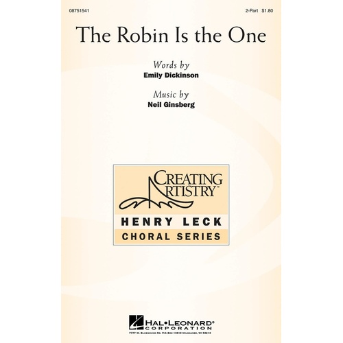 Robin Is The One 2Pt (Octavo)