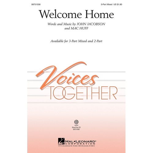 Welcome Home ShowTrax CD (CD Only)