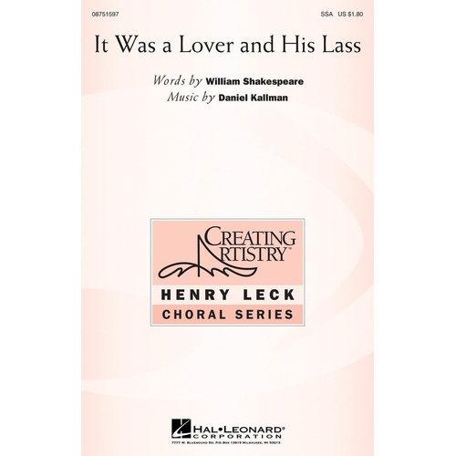 It Was A Lover And His Lass SSA (Octavo)