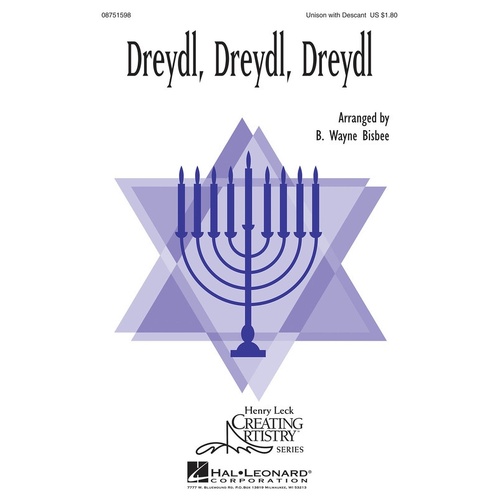 Dreydl Dreydl Dreydl 2Pt (Octavo)