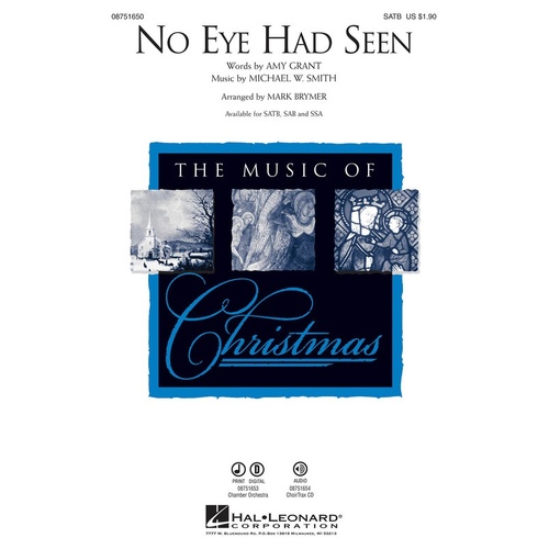 No Eye Had Seen ChoirTrax CD (CD Only)