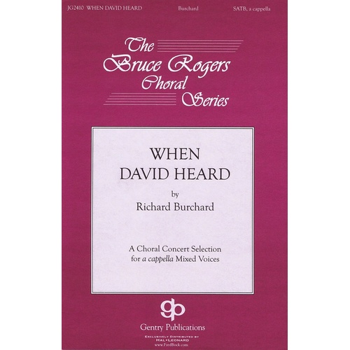 When David Heard SATB (Octavo)
