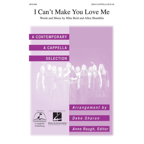 I Cant Make You Love Me SSAA (Octavo)