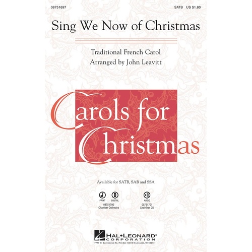 Sing We Now Of Christmas ChoirTrax CD (CD Only)