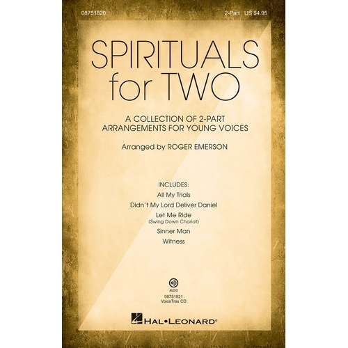 Spirituals For Two 2Pt (Octavo)