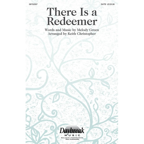 There Is A Redeemer SATB (Octavo)
