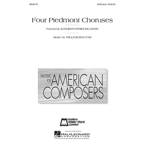Four Piedmont Choruses SATB (Octavo)