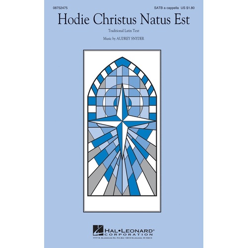 Hodie Christus Natus Est SATB (Octavo)