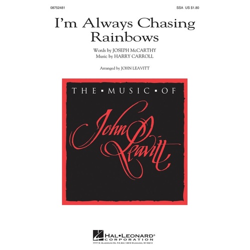 Im Always Chasing Rainbows SSA (Octavo)