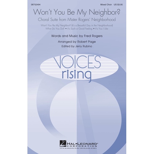Wont You Be My Neighbor Mixed Choir (Octavo)