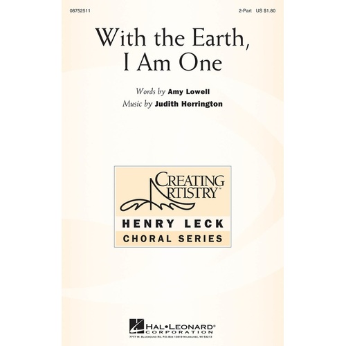 With The Earth I Am One 2Pt (Octavo)