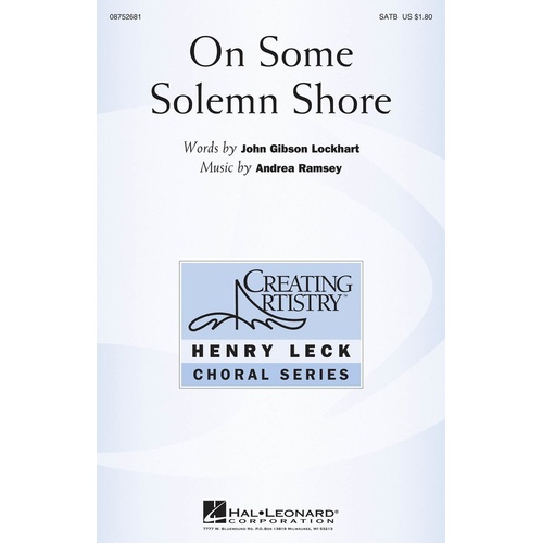 On Some Solemn Shore SATB (Octavo)