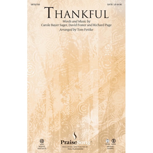 Thankful SATB (Octavo)