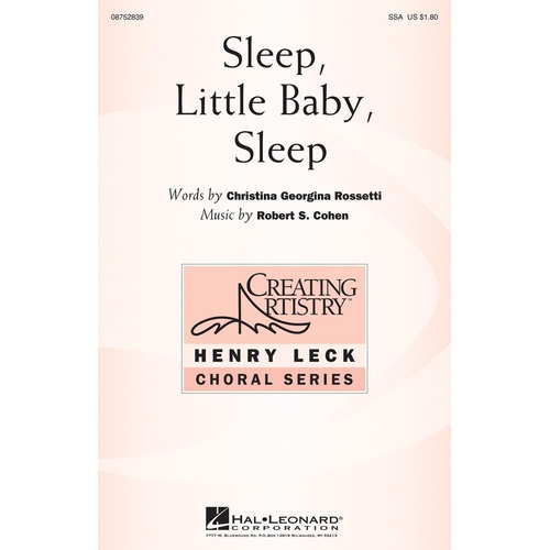 Sleep Little Baby Sleep SSA (Octavo)