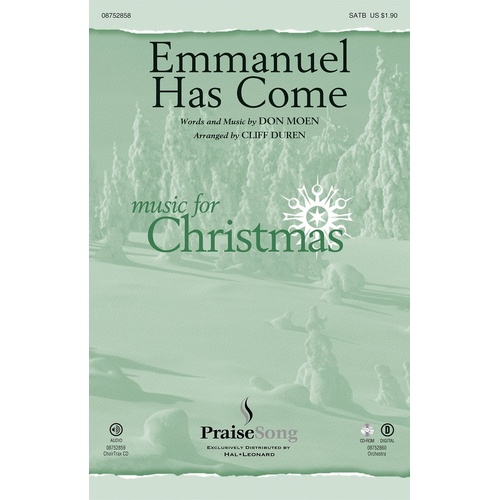 Emmanuel Has Come SATB (Octavo)