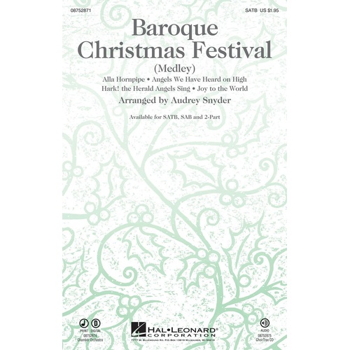 Baroque Christmas Festival ChoirTrax CD (CD Only)