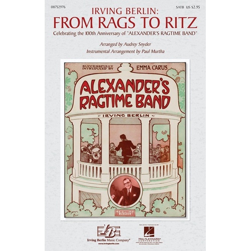 Irving Berlin From Rags To Ritz ShowTrax CD (CD Only)